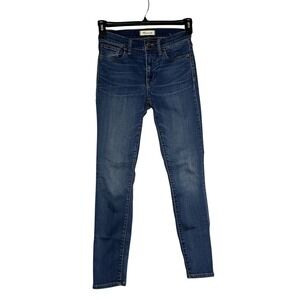 Madewell Road Tripper High  Rise Skinny Jeans Womens Sz 25 Dark Wash Denim Pants